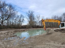 Sub-site 6 ´FFH priority Landau´ - Measure C.9: New construction of a floodplain watercourse.