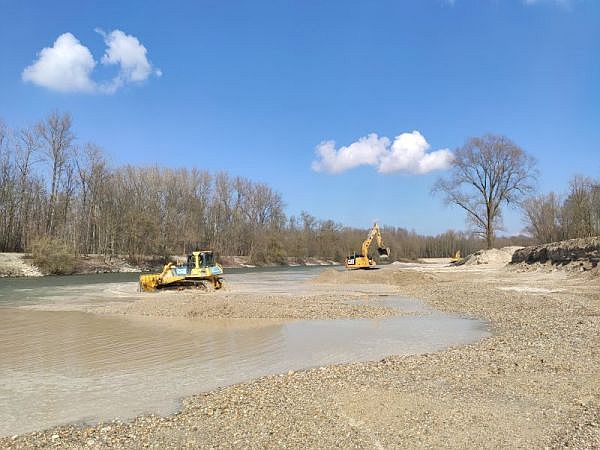 Herstellung Flachwasserzonen