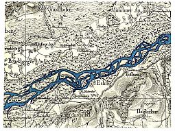 Historische Karte um 1850